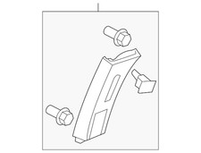 Genuine Honda Door Pillar Post Trim Set 84111-shj-a02za Genuine Honda Door Pillar Post Trim Set 84111-shj-a02za