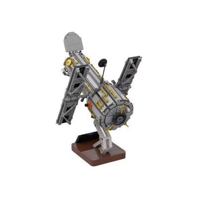 1130pcs Space Telescope Model with Bass for Research Astronomy Building Block