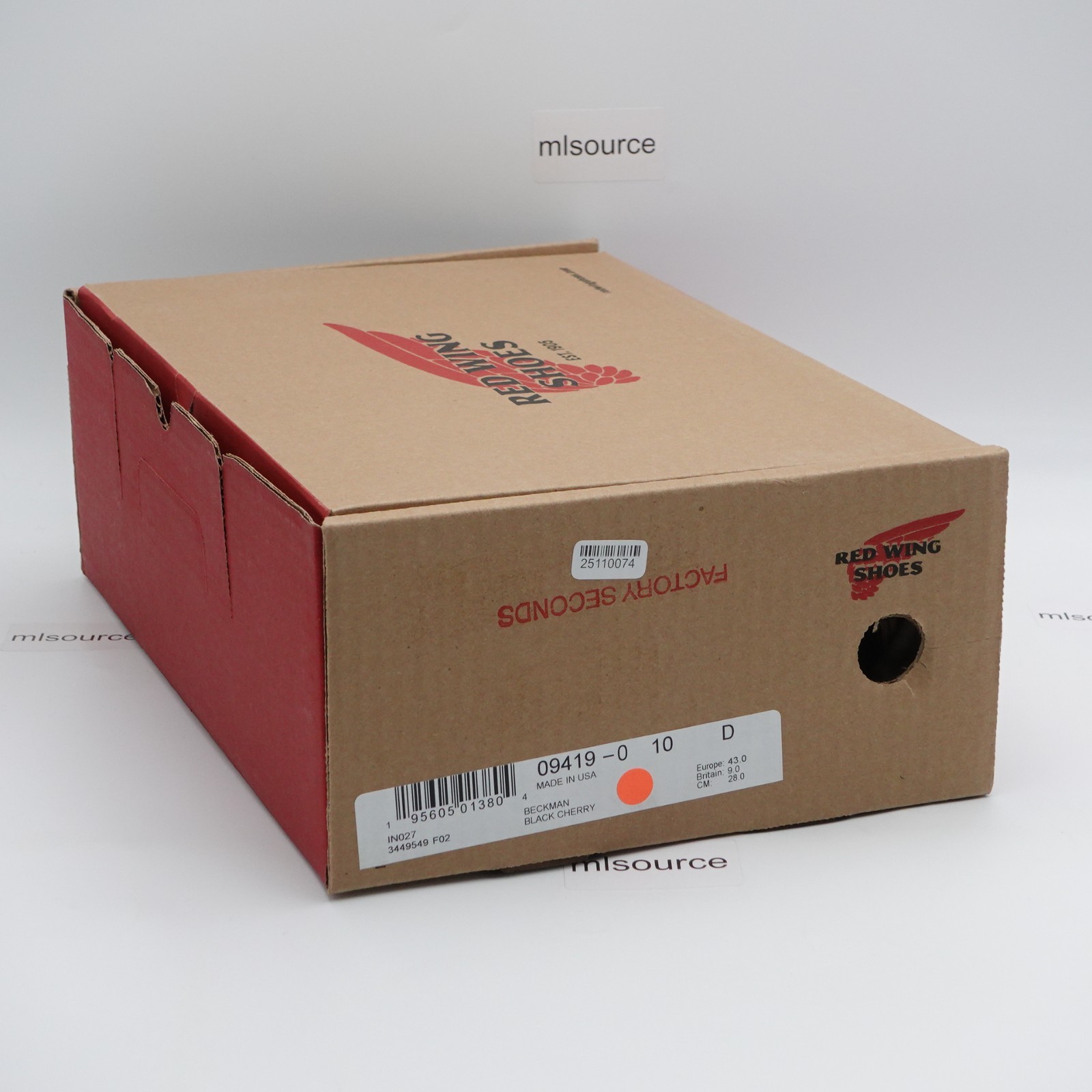 Red Wing 9419 Beckman Heritage Made in USA Boots Men's 9419 Black Cherry