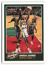 2001 Fleer Tradition WNBA #108 Andrea Garner Rookie Seattle Storm RC