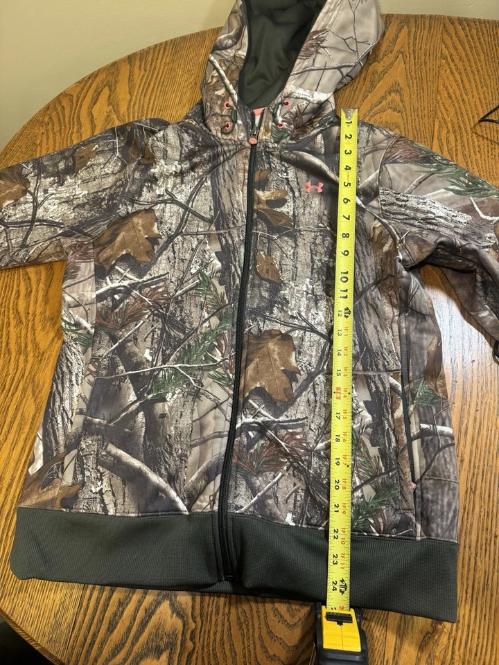 Mujer Under Armour RealTree Camuflaje Cremallera Foto 3 de 4