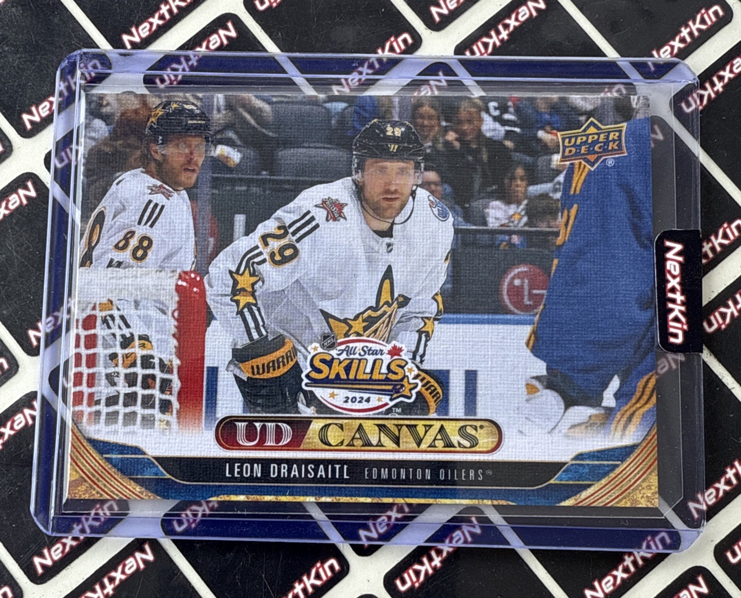 Leon Draisaitl 2024-25 UD Canvas All-Star Skills C397 Edmonton Hockey Card