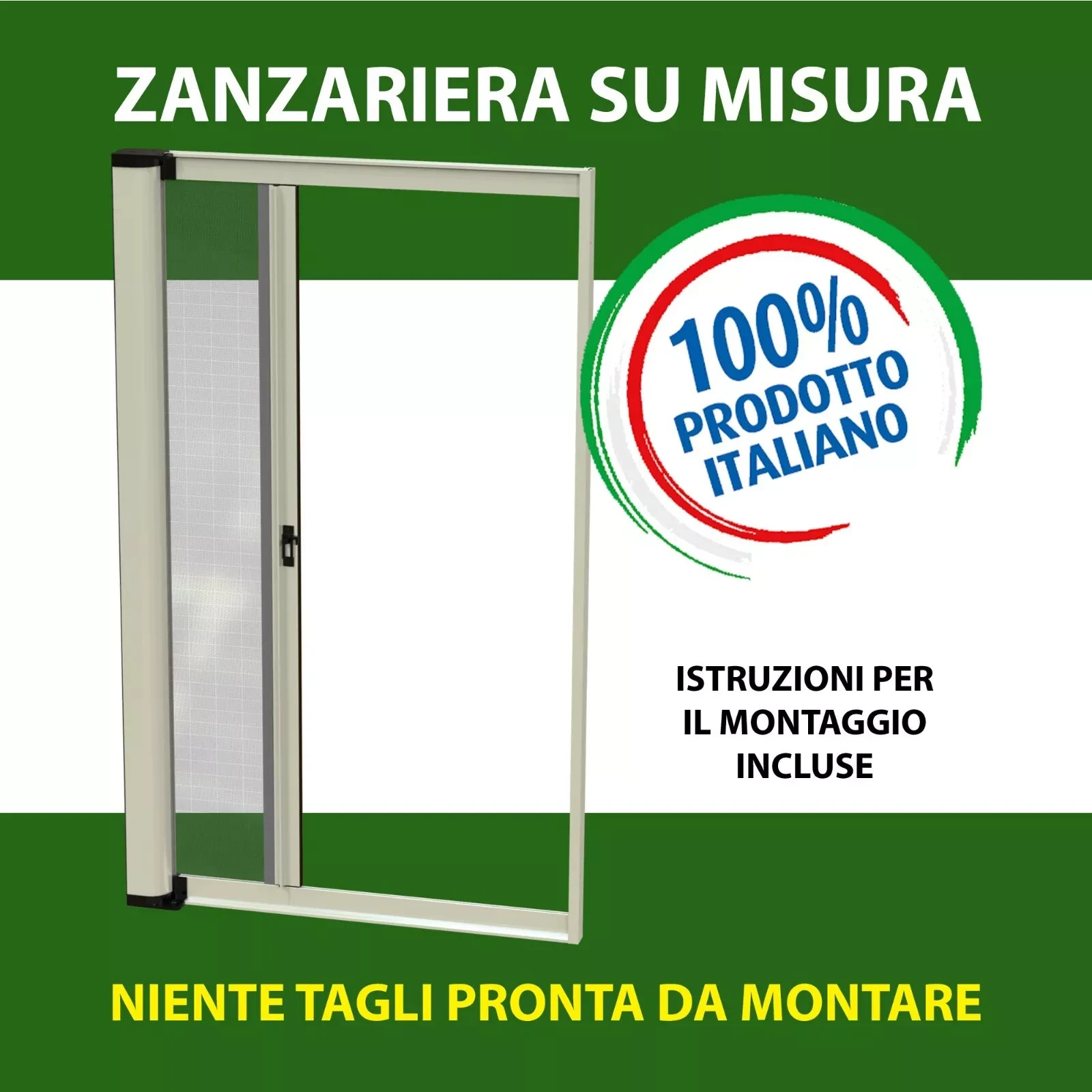 Zanzariera Professionale Orizzontale Su Misura | Prezzo di Fabbrica