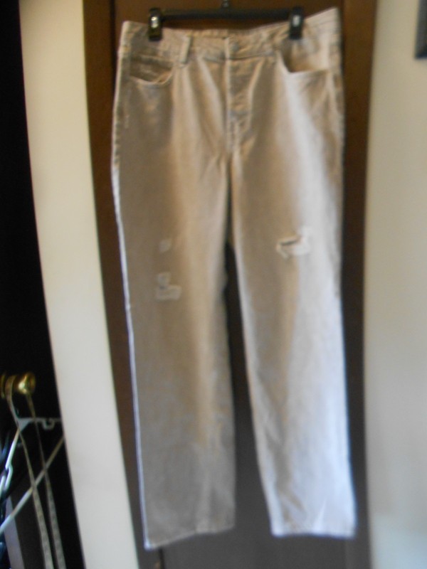 TALL WOMEN'S WILD FABLE GRAY LIGHT WASH HIGH RISE WIDE LEG JEANS SIZE 12