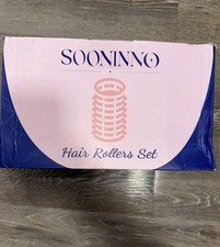 Hair Rollers with Free Makeup Carrying Case - Self Grip Heatless Hair Curlers