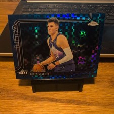 2025-26 Topps Chrome #205 Walker Kessler - BLUE X-Fractor Refractor SP