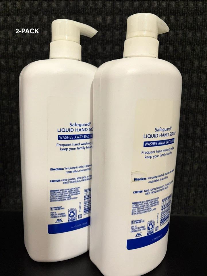 SAFEGUARD LIQUID HAND SOAP MICELLAR DEEP CLEANSING 40oz FRESH CLEAN SCENT 2-PACK - Image 3 of 4