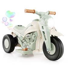 6V Kids Bubble Car Electric Ride on Motorcycle w/ Music Button  LED Headlight
