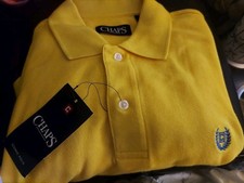 Chaps Iconic Polo Shirt Yellowfin Size M NWT