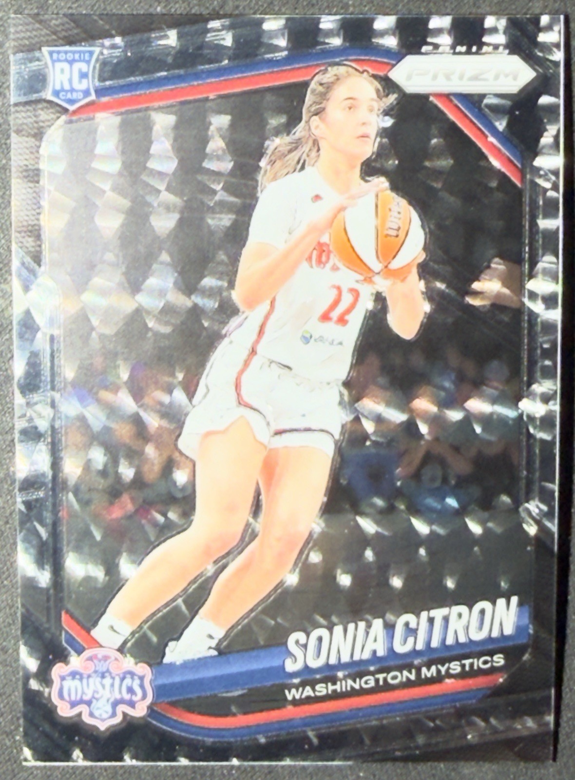 2025 Panini WNBA Prizm Rookie Swirl Sonia Citron RC #122 Washington Mystics