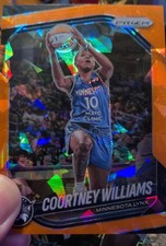 2025 Panini Prizm WNBA - Courtney Williams #69 Orange Ice Prizm