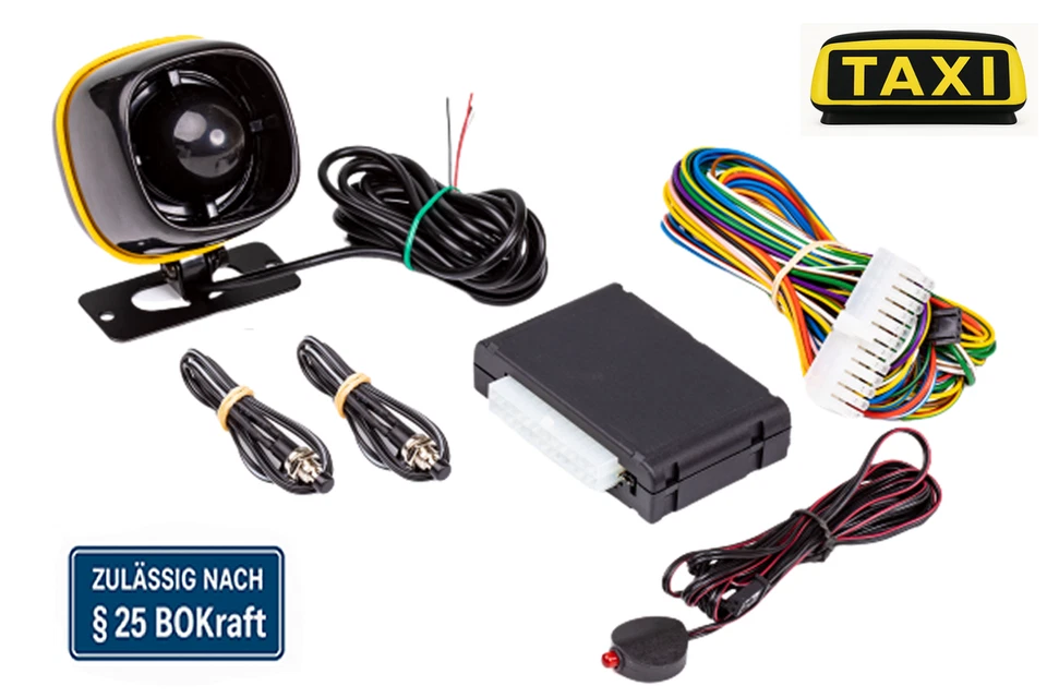 Taxi/Mietwagen Alarmanlage für Toyota (nach§ 25 BOKraft)