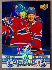 2025-26 UD Compadres CM-8 Patrik Laine & Juraj Salfkovsky Montreal Canadiens