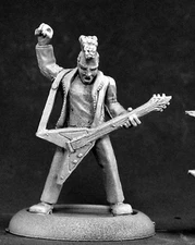 Reaper Miniatures Sid, Rock Star #50055 Chronoscope Unpainted RPG D&D Figure