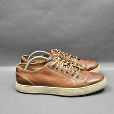Sperry Gold Cup Shoes Mens 9.5 Brown Leather Casual Low Top Comfort Sneakers