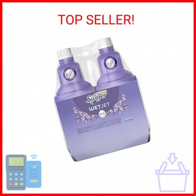 Swiffer WetJet Multi-Purpose Floor Cleaner Solution with Febreze Refill, Hardwoo