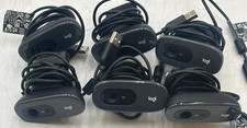Lot of 6 Logitech C270  V-U0018 USB HD 720p W...