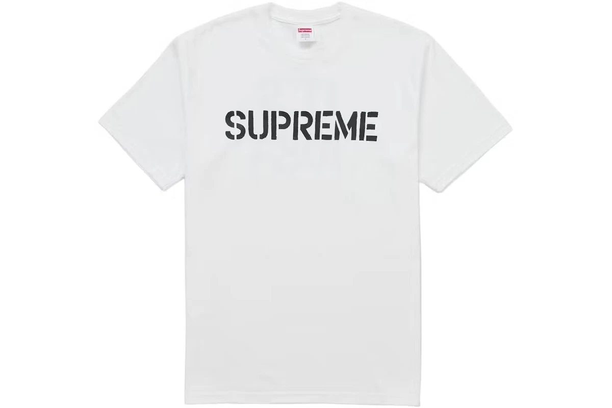 Supreme White T-Shirts for Men for sale | eBay