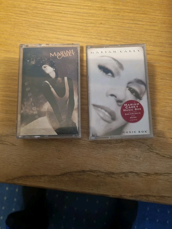 MARIAH CAREY 2 Cassette Tape Lot Emotions and Daydream Music Box - Image 1 of 4