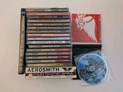 Aerosmith & Joe Perry Lot Of 20+ Music CDs & DVD Pump, Get A Grip, Live, 9 Lives