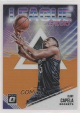 2018 Panini Donruss Optic League Leaders Orange Prizm 28/39 Clint Capela #10 2d7
