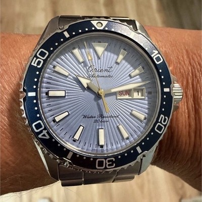 Orient 75th Anniversary Kamasu Ice Blue Diver Automatic Stainless Steel Watch