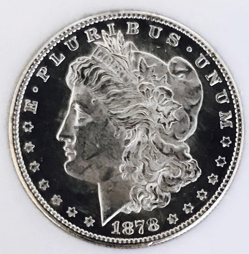 1878 S MORGAN DOLLAR! GEM BU+++! PROOF LIKE! FABULOUS STUNNER! CRAZY! NR #K2858
