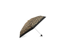 Coach CW558 SVNSM Uv Protection Mini Umbrella In Leopard Print