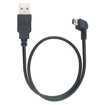 1.64feet Right Angle Mini Usb Usb A Male To Mini Usb B 5pin Male Charging Cable 