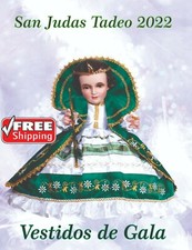 SAN JUDAS Gala , Ropa de Nino Dios, Baby Jesus clothing ,baby jesus out fit