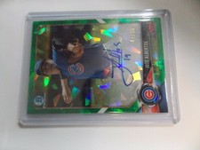 2018 Bowman Chrome Jose Albertos Green Atomic Refractor Auto #47/99 