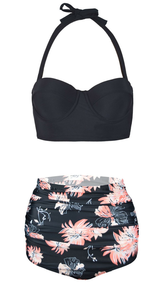 Tankini Due Pezzi Taglie Forti Costume Da Bagno Due Pezzi Minetom Donna Tankini Stampato Taglie Forti K 1033983 - Foto 6