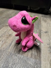 Ty Beanie Boos DARLA the Pink Dragon (6 Inch) Stuffed Plush MINT with MINT TAGS