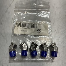 PARKER  22SVESS  45° ELBOW PIPE  FITTINGS INSTRUMENTATION LOT OF 5  K9S