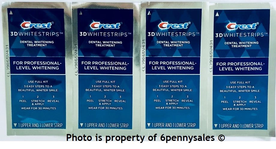 Crest 3d on sale white strips ebay