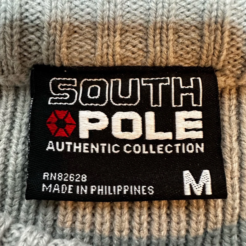 Suéter Polo Sur Niños Jóvenes Mediano Negro Pullover Cuello Redondo 100% Acrílico Niños Foto 3 de 4