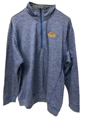 Adidas Buffalo Sabres Mens 3XL  Blue 1/4 zip Climawarm Pullover - FREE Shipping