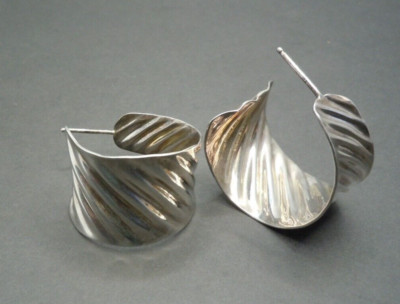 RLM Studio Robert Lee Morris 925 Sterling Silber Creolen