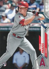 Matt Thaiss 2020 Topps Series 1 #115 Angels RC Rookie Baseball Card. rookie card picture