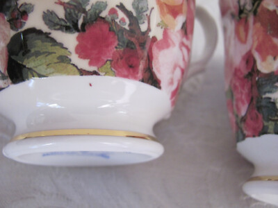 Royale Garden Chintz Collection-Staffordshire England-2 Cups, 1