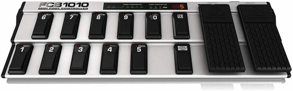 Bellinger MIDI Foot Controller Expression Pedal Slvr/Blk FCB1010 - Image 2 of 4