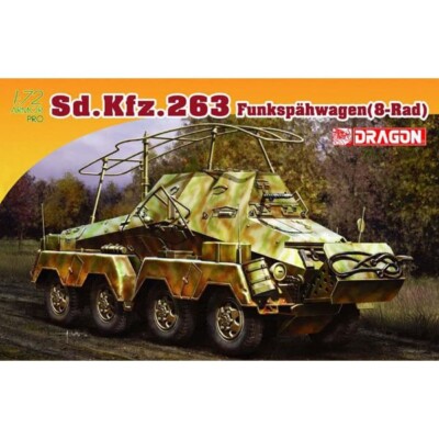 Dragon #7444 1/72 Sd.Kfz.263 Funkspahwagen (8-Rad)