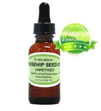 1 oz Glass Bottle 100% Rosehip Oil Pure Organic Rose Hip Seed Oil Unrefined