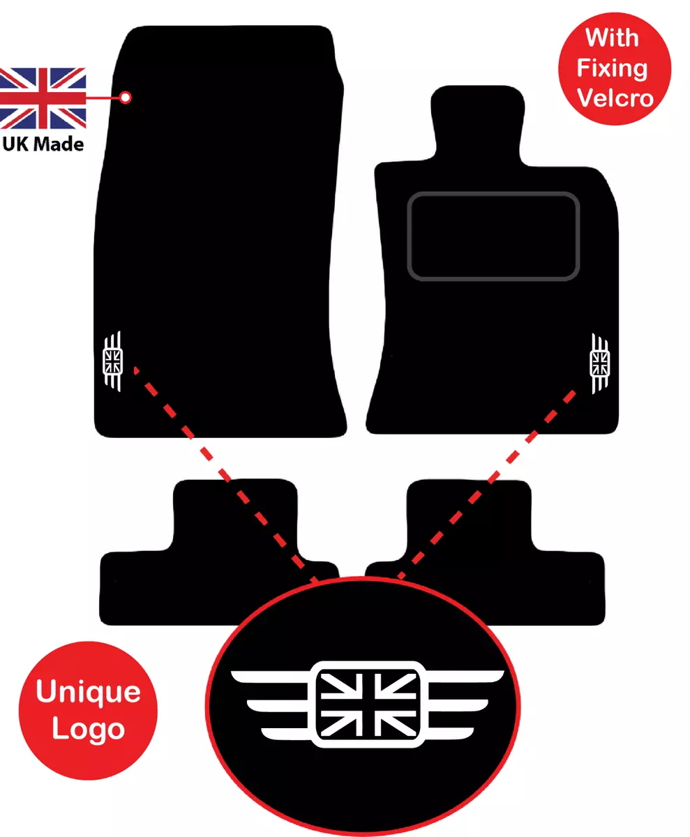 MINI Cooper 2004 to 2007 R52 Convertible Tailored Car Mats Unique logos Choice