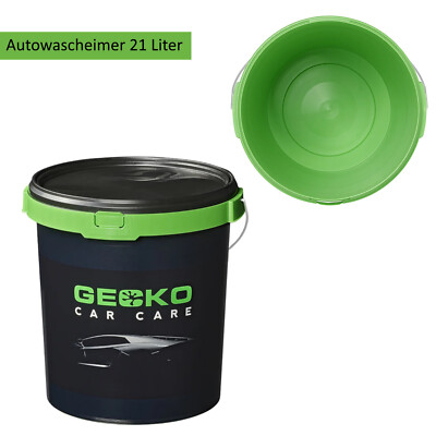 Gecko Autowascheimer Wascheimer Wohnmobil KFZ 21L Eimer mit Deckel