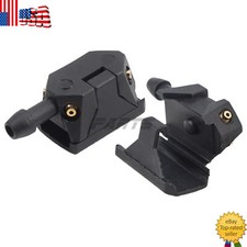 Pair Car Universal Windshield Washer Wiper Sprayer Nozzle Front Window Spray Jet