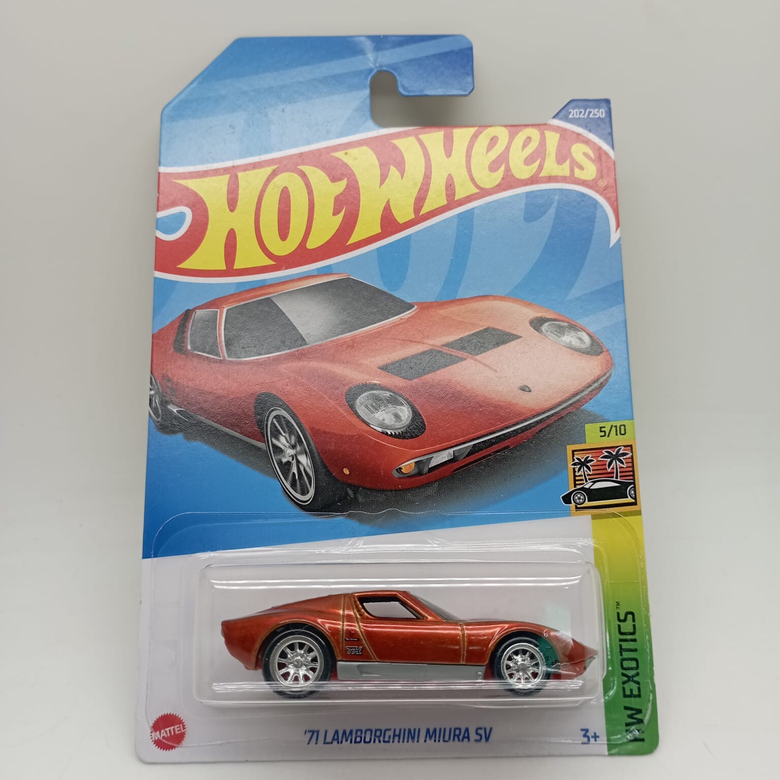 Hot Wheels '71 Lamborghini Miura kisautó 1/64 - Mattel vásárlás a