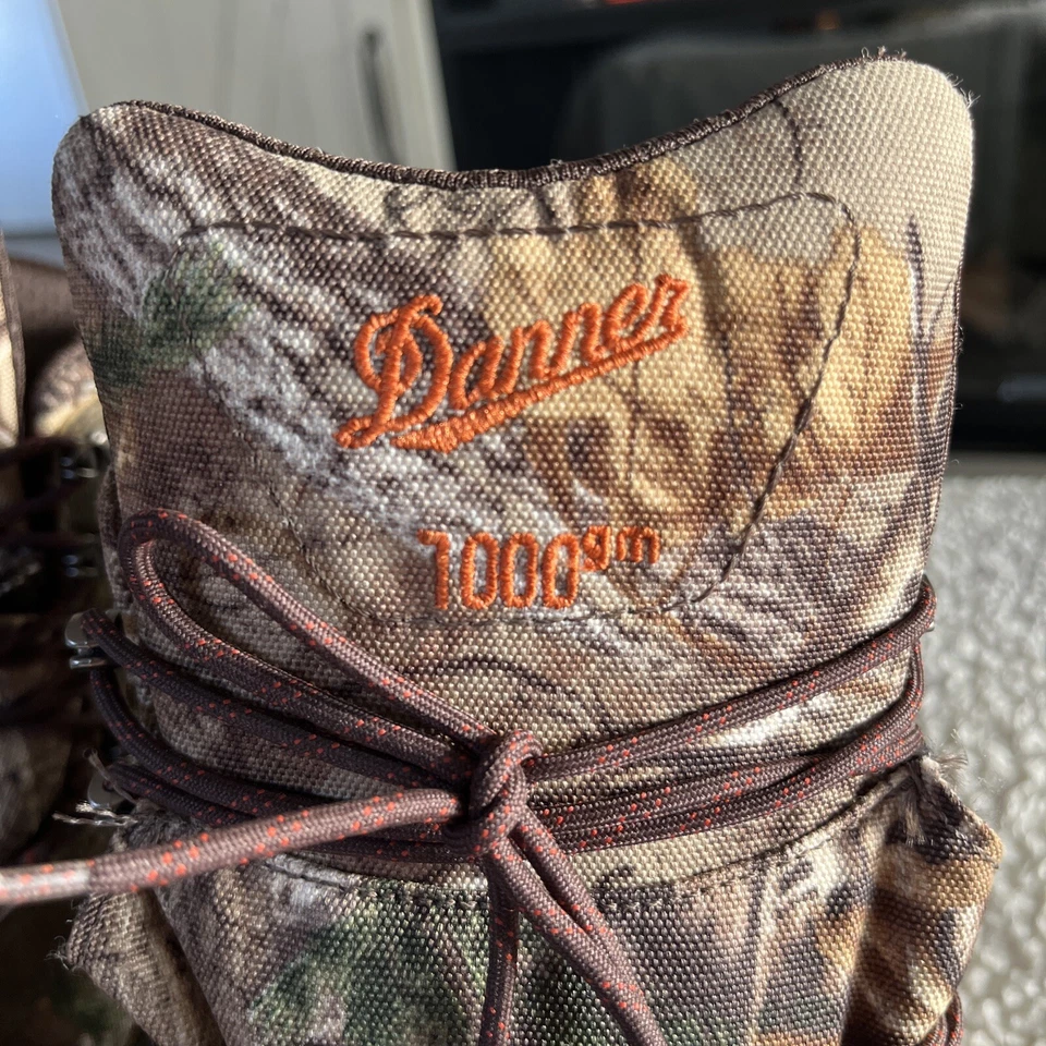 Danner High Ground Real Tree 1000 Gram Hunting Boots Camo Size 9.5 Thinsulate - Image 4 of 4