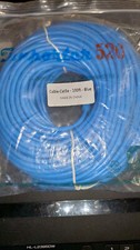ONE 100-foot Blue CAT5e Patch-Cable