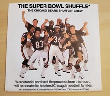 The Chicago Bears Shufflin Crew - Super Bowl Shuffle - Red Label 45 RPM 7” NEW